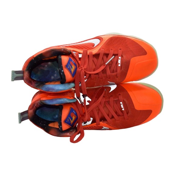 D0 Auth NIKE Lebron IX Big Bang Total Orange/Reflect Slvr Shoes DH8006-800 Sz 10 main image 5